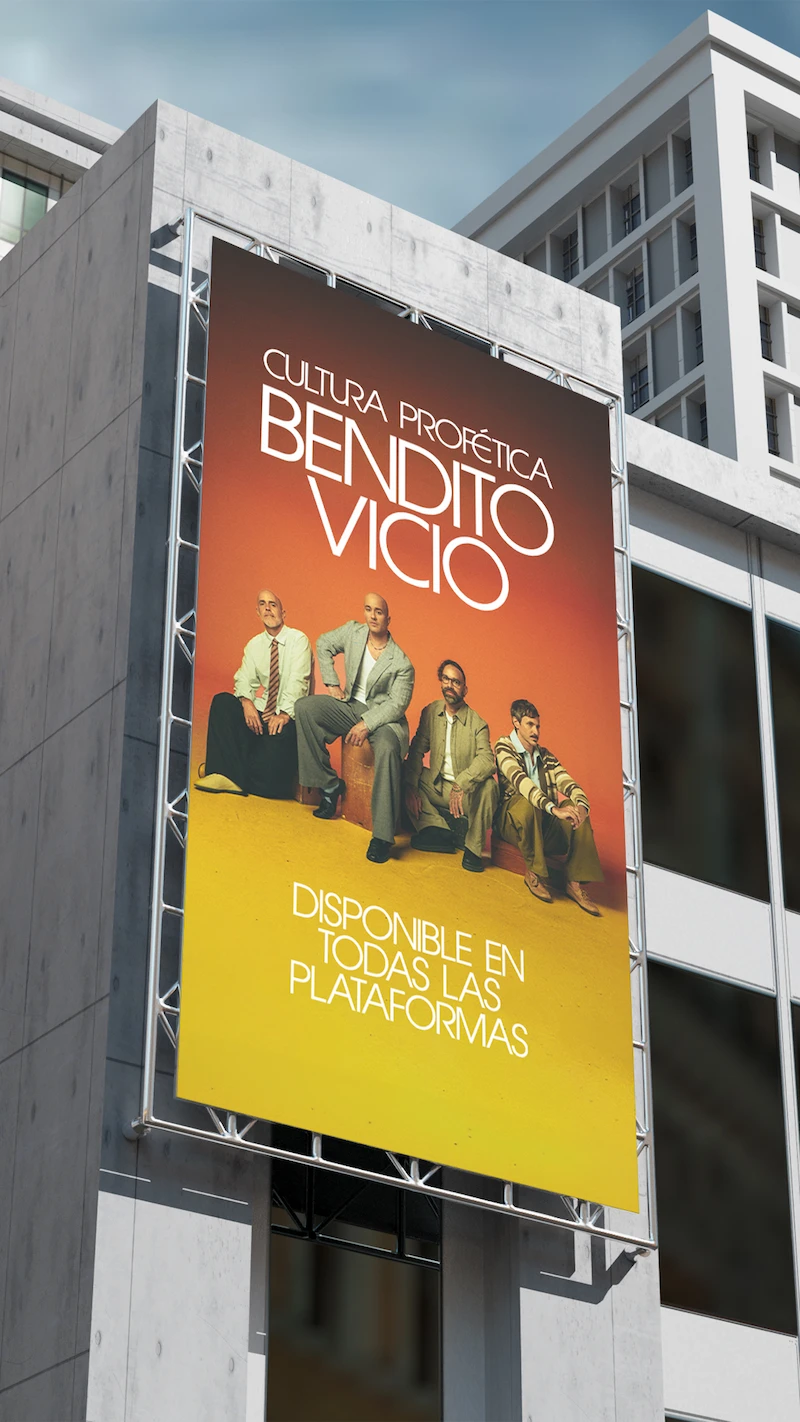 Valla para Bendito Vicio