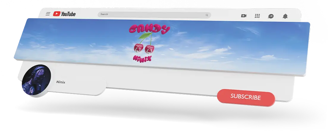 Mockup de redes sociales para Candy