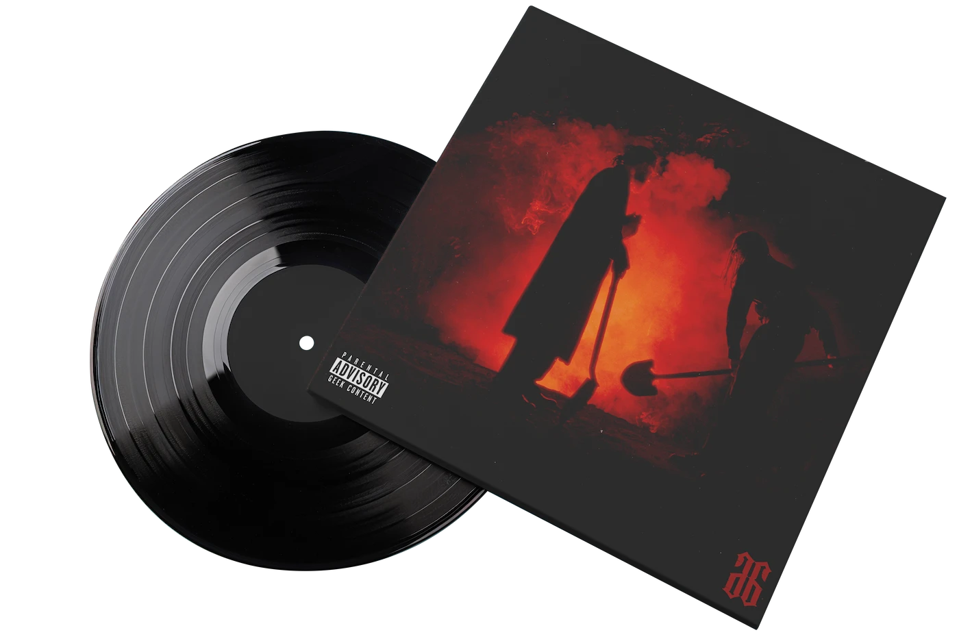 Mockup tipo vinyl para MMNF